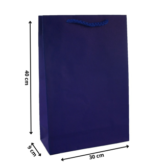 Torba prestiż granat 30x9x40cm